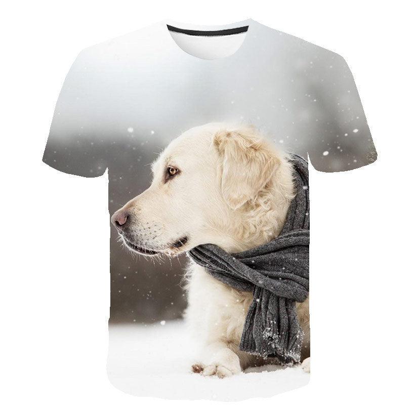 Digital Cartoon Print Loose Men's T-shirt - Elite Essence Store