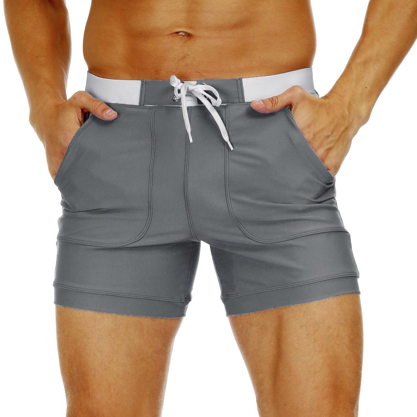 Men's Swimsuit Sexy Boxer Swim Shorts - Elite Essence Store