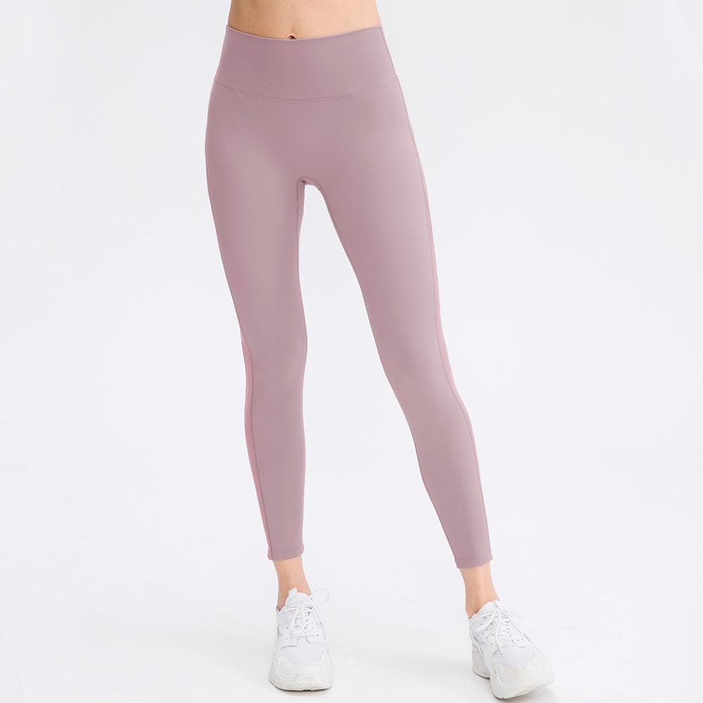 Yoga Pants Female Brocade Double-sided Nude Feel No Embarrassment Line - Elite Essence Store