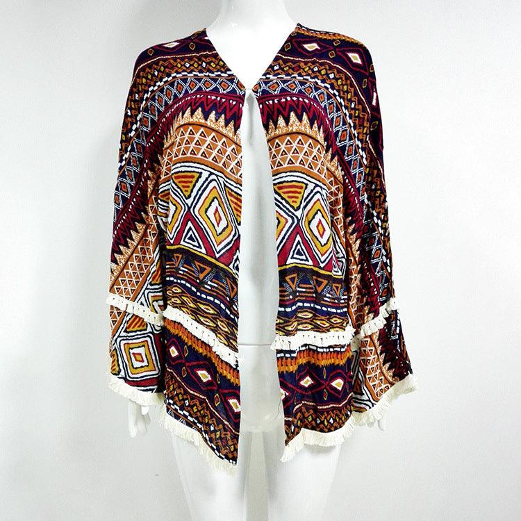 Printed beach cardigan - Elite Essence Store