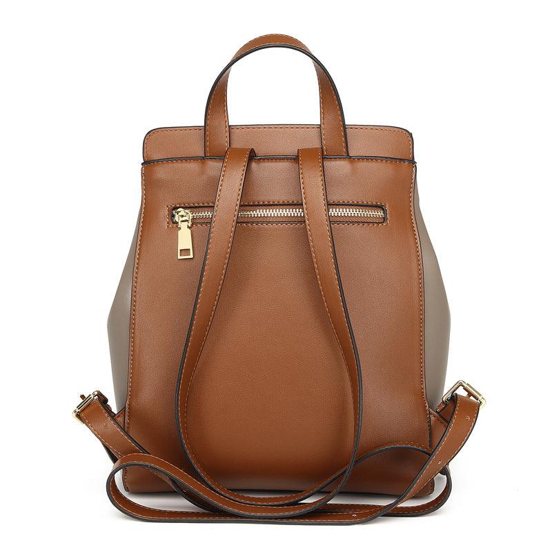 Women's New Large Capacity Leather Backpack - Elite Essence Store