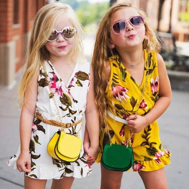 Summer Girls baby girl Floral Outfits Clothes - Elite Essence Store