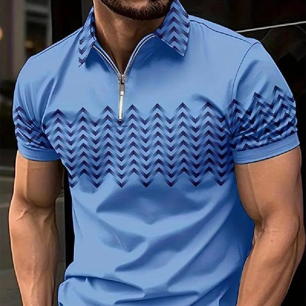 Printed Golf Shirt For Men - Elite Essence Store