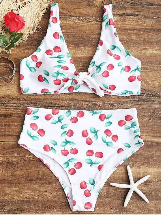 Bikini knotted double-sided swimsuit - Elite Essence Store