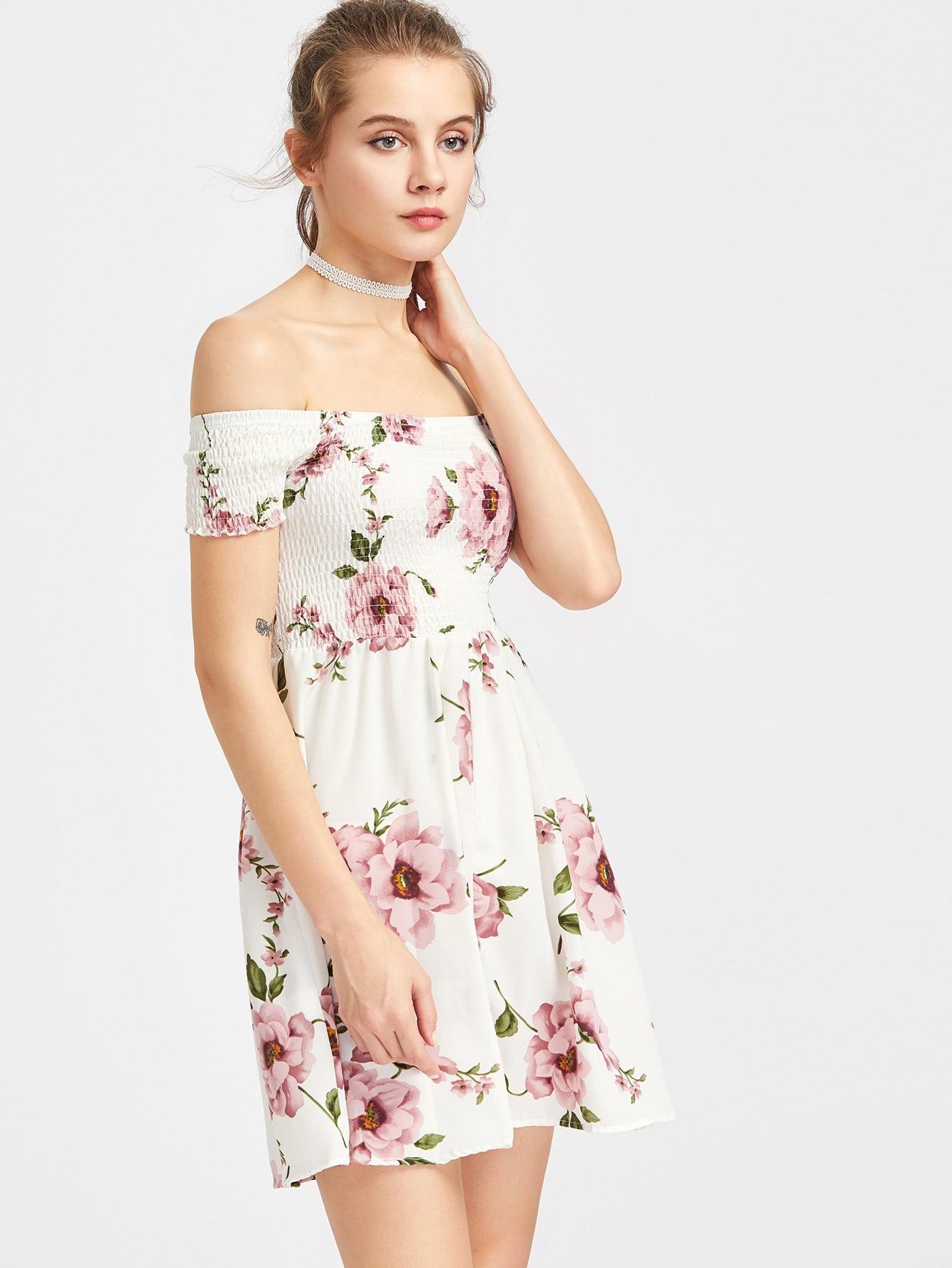 Strapless shoulder beach dress - Elite Essence Store