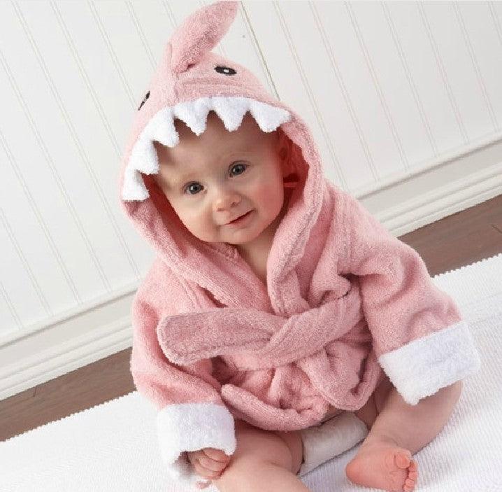 Children's Hooded Absorbent Animal-shaped Bathrobe - Elite Essence Store