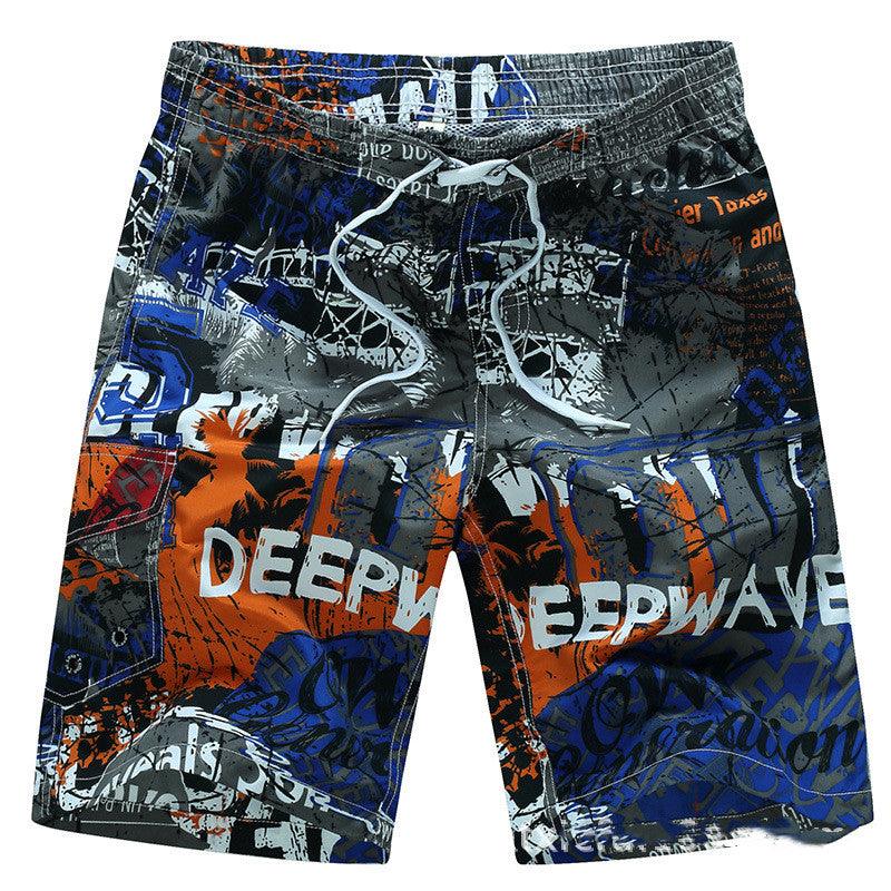 Printed Fashion Quick-drying Shorts Beach Pants - Elite Essence Store