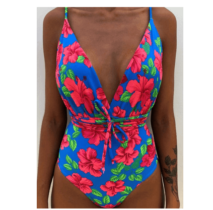 One Piece Swimsuit Backless Monokini Swimwear Women - Elite Essence Store