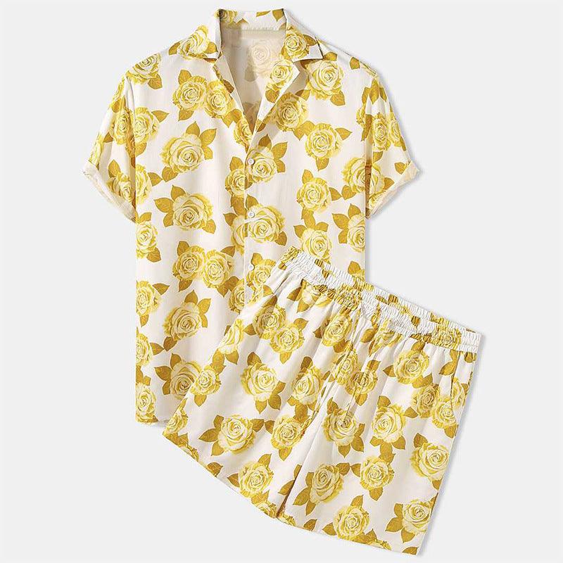 New Men's Hawaii Beach Print Suit - Elite Essence Store