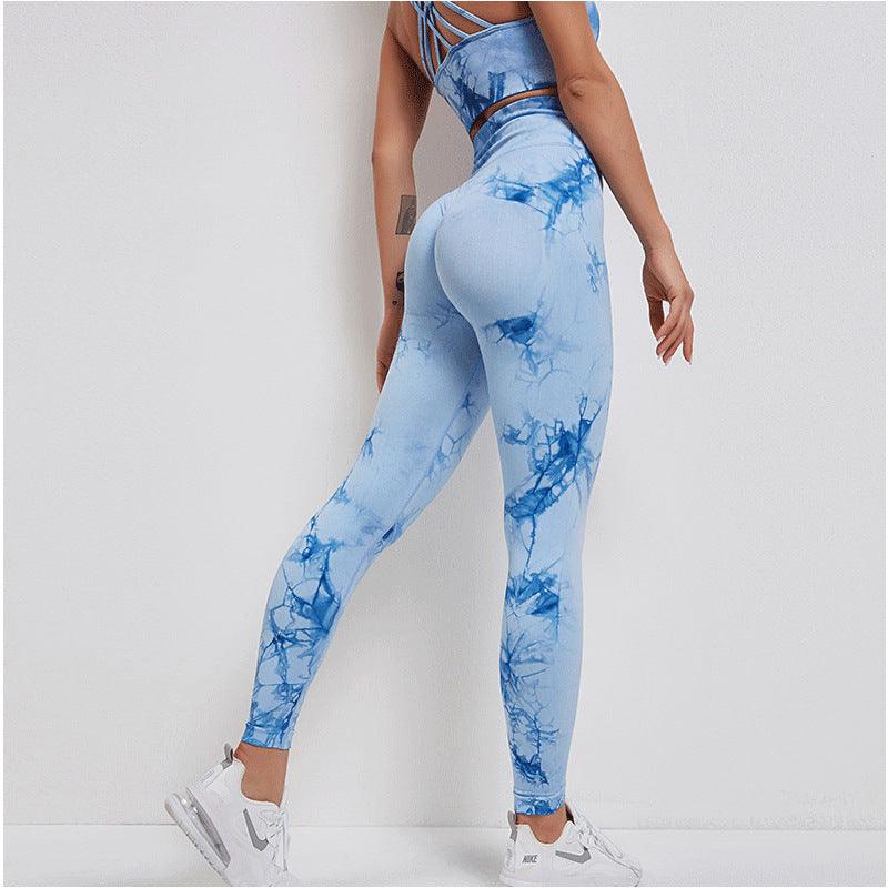 Tie-Dye Yoga Wear Women'S Sports Fitness Suit - Elite Essence Store