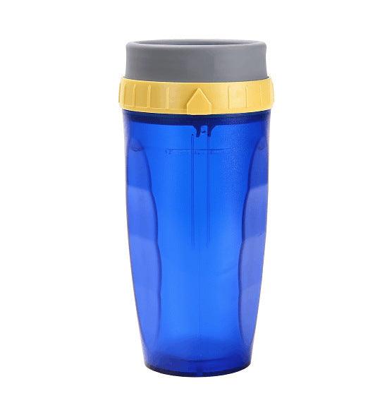 No Cover Twist Cup Travel Portable Cup Double Insulation Tumbler Straw Sippy Water Bottles Portable For Children Adults - Elite Essence Store