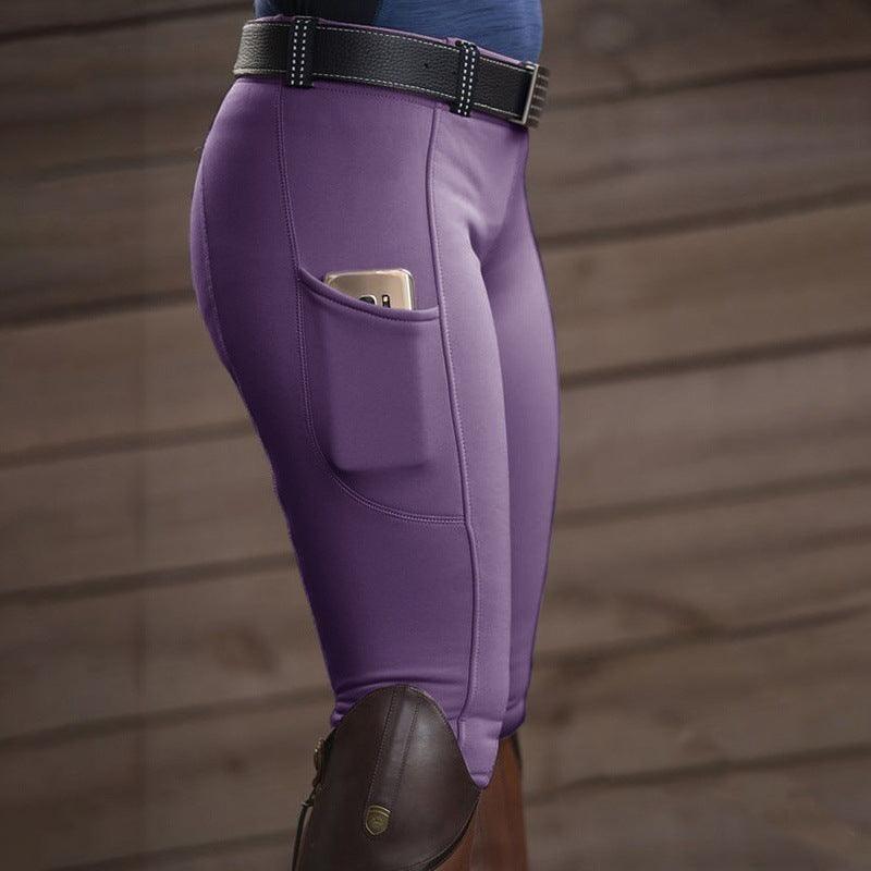 Equestrian Pants Stretch Hip-lifting Ladies Casual Pants - Elite Essence Store