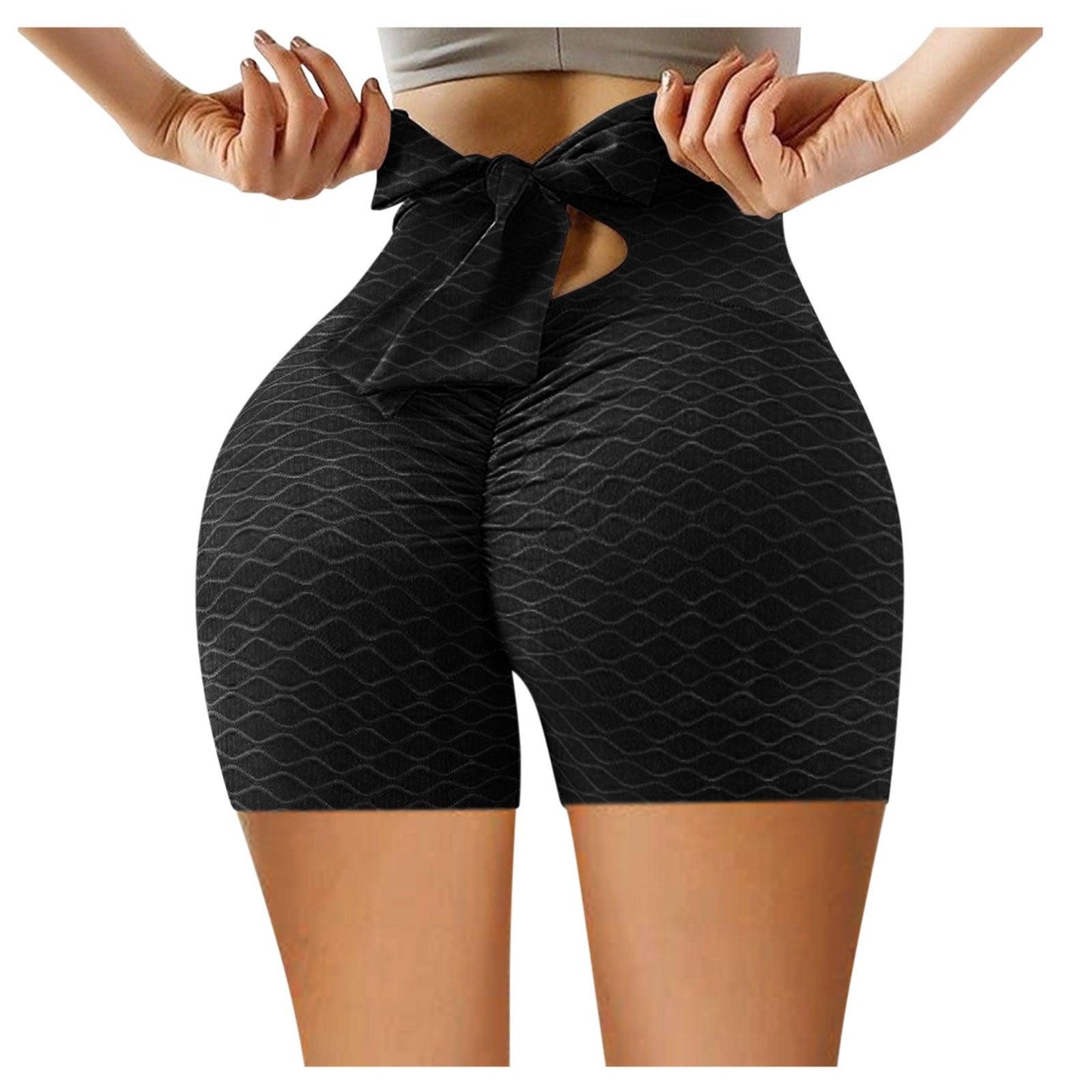 Women's High Waist Peach Hip Fitness Yoga Pants - Elite Essence Store