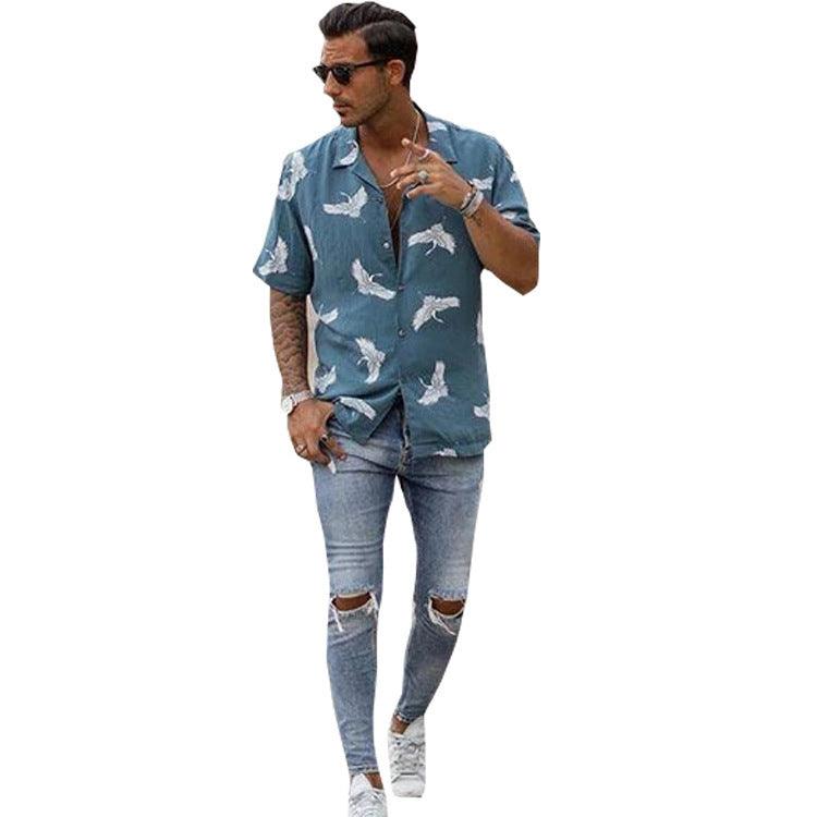 Hawaiian Casual Beach Print Short Sleeve - Elite Essence Store