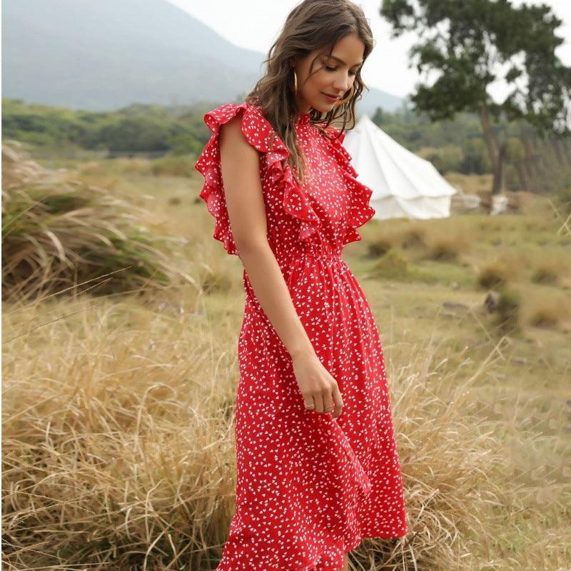 WoMeN SuMMer CHiffoN LoNG Dress Maxi Dresses - Elite Essence Store