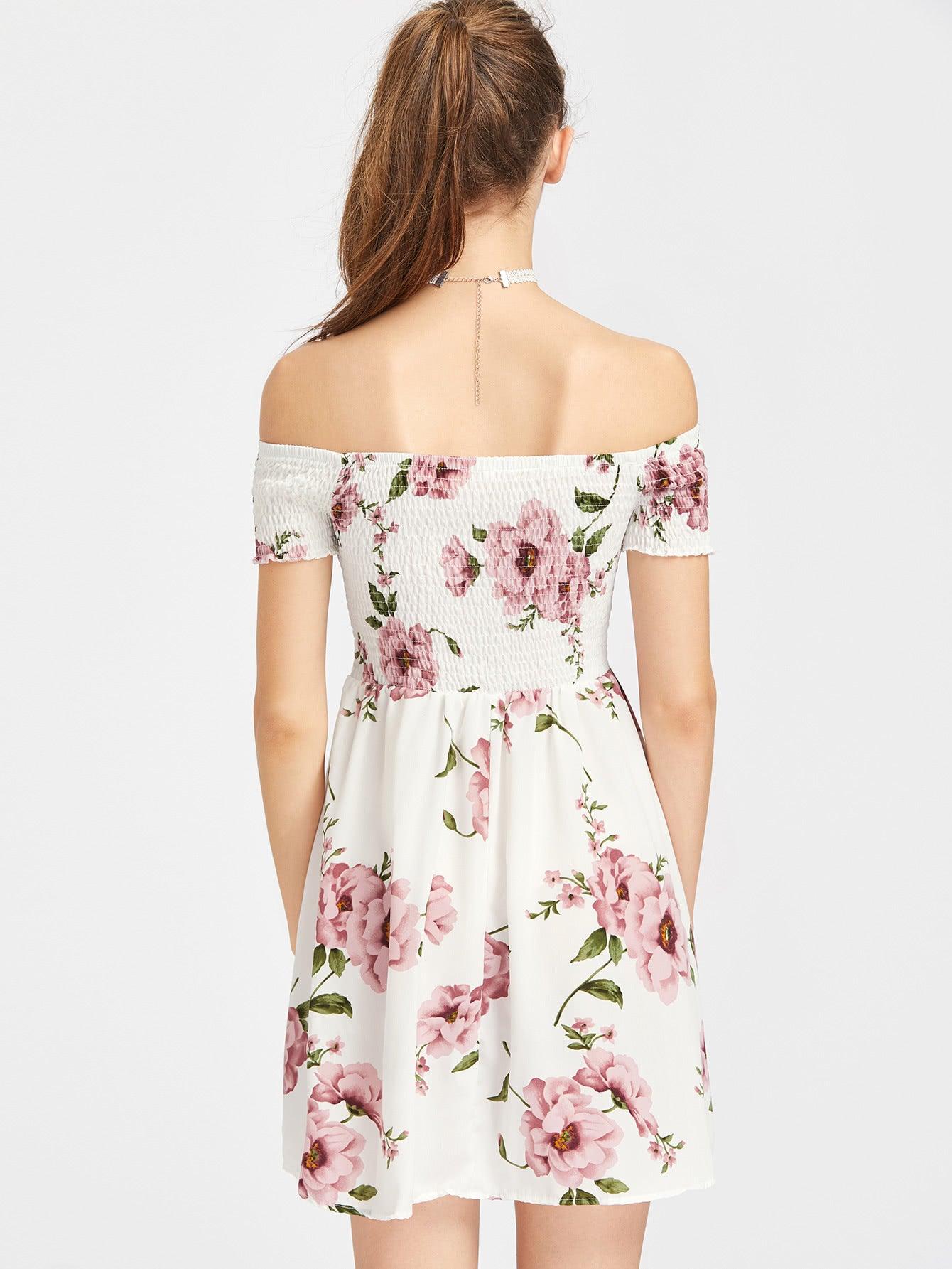 Strapless shoulder beach dress - Elite Essence Store