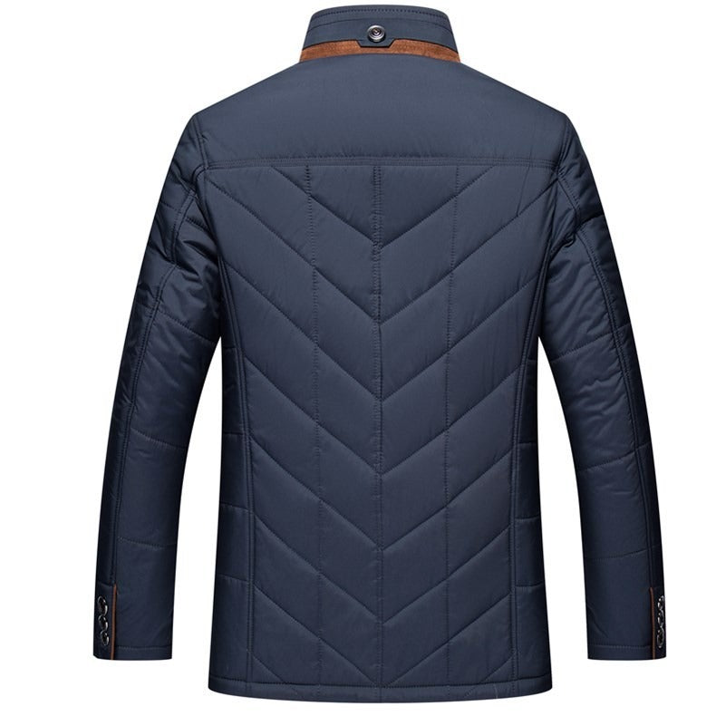 Middle-aged Men Winter Middle-aged And Elderly Thick Warm Quilted Coat Cotton-padded Jacket