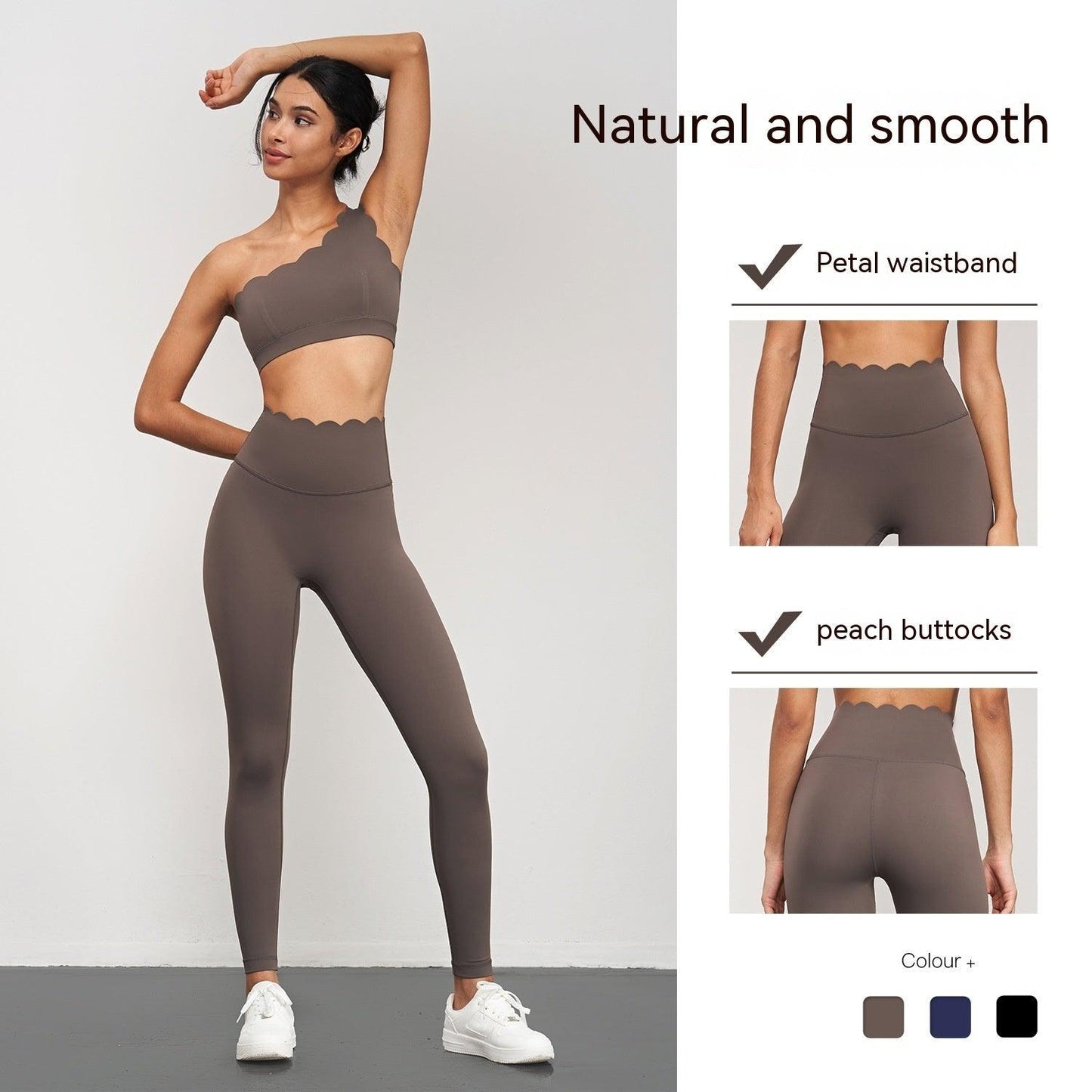 High Top Sports Leggings Peach Hip Running Yoga - Elite Essence Store