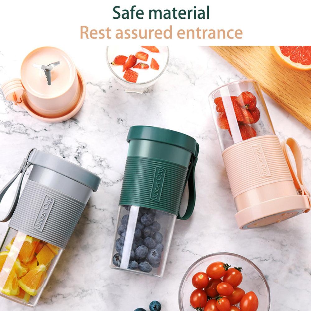 Mini USB Rechargeable Portable Blender Electric Fruit Juicer Kitchen Smoothie Maker Lightweight Sports Bottle Multifunction Blender - Elite Essence Store