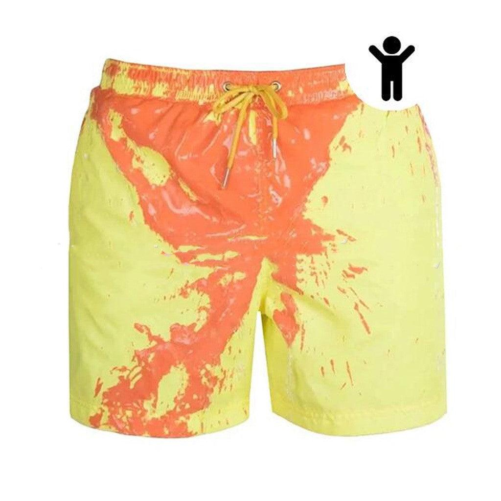 Magical Change Color Beach Shorts Summer Men Swimming Trunks Swimwear Swimsuit Quick Dry bathing shorts Beach Pant - Elite Essence Store