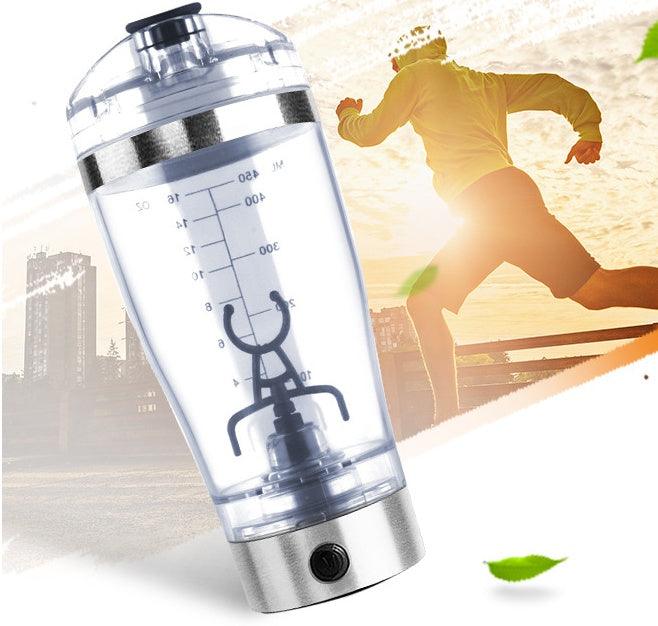 Electric Protein Shake Stirrer USB Shake Bottle Milk Coffee Blender Kettle Sports And Fitness Charging Electric Shaker Cup - Elite Essence Store