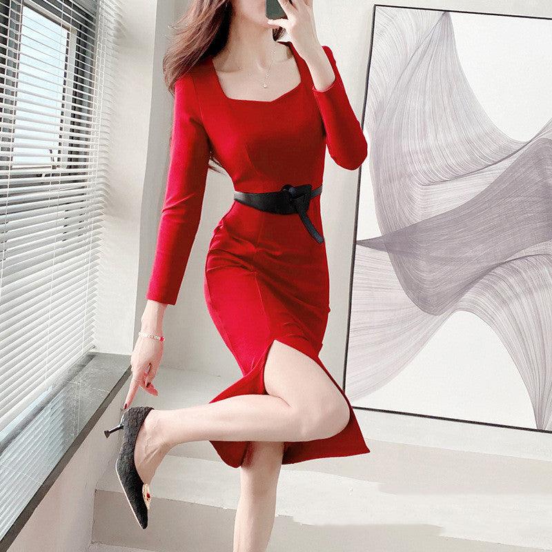 Women's Temperament Slim Package Hip Dresses - Elite Essence Store