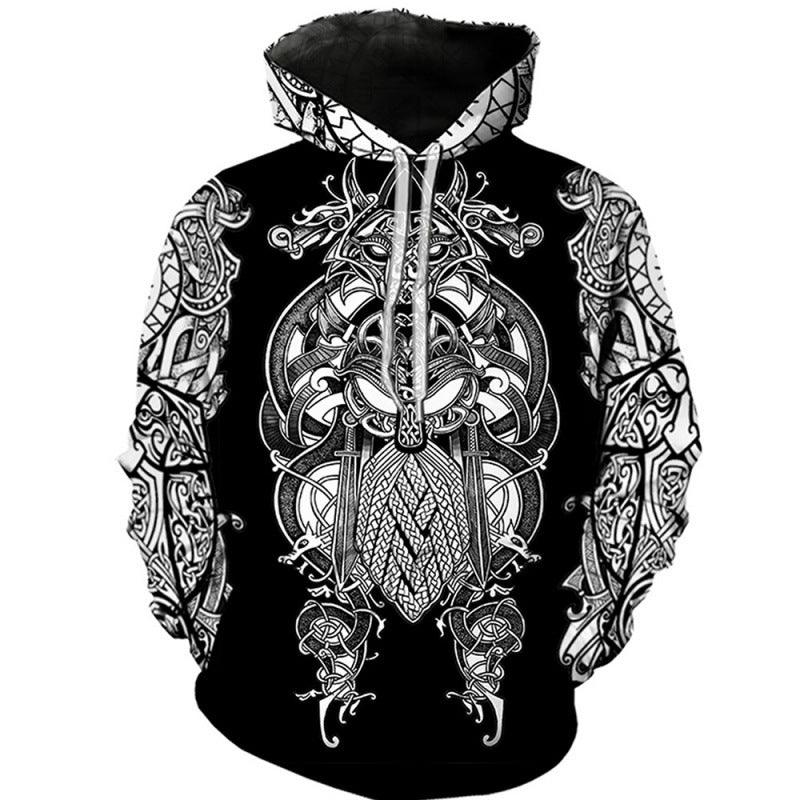 Viking Tattoo Anime Game Sweater - Elite Essence Store