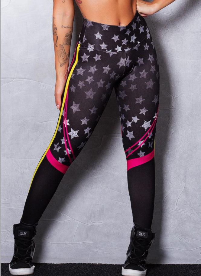 Women's Printed Sports Yoga Pants - Elite Essence Store