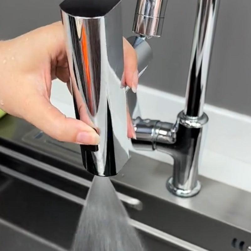 Kitchen Faucet Waterfall Outlet Splash Proof Universal Rotating Bubbler Multifunctional Water Nozzle Extension Kitchen Gadgets - Elite Essence Store