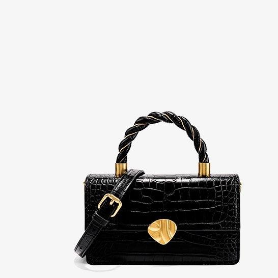 Women's Crocodile Pattern On Genuine Leather Small Bags - Elite Essence Store