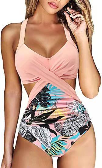 Multicolor Split Bikini Ladies Swimwear - Elite Essence Store