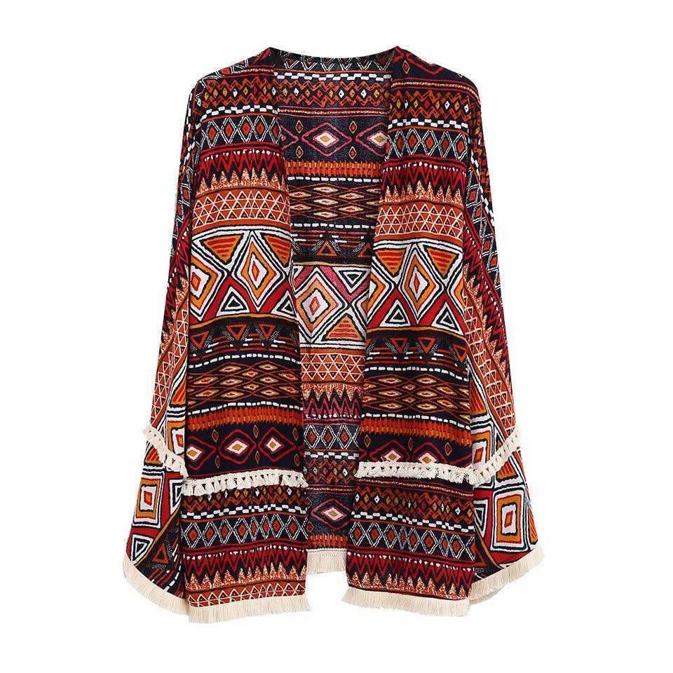 Printed beach cardigan - Elite Essence Store