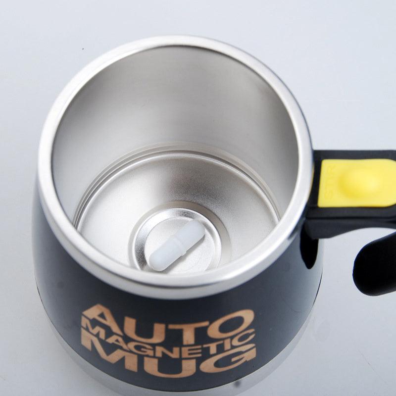 Stainless Steel Automatic Stirring Magnetic Coffee Cup - Elite Essence Store