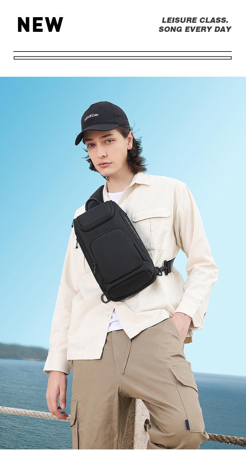 Men's Korean-style Chest Bag Light Business Functional Messenger Bag - Elite Essence Store