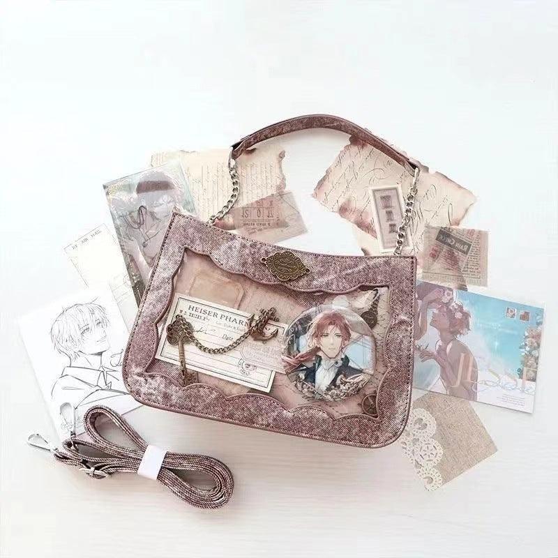 All-matching Transparent Shoulder Crossbody Denim Daily Bag - Elite Essence Store