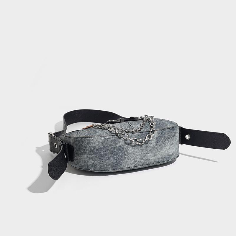 Sweet Cool Hot Girl Denim Underarm Bag - Elite Essence Store