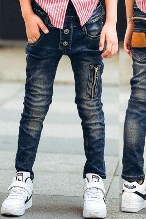 Boys stretch denim pants - Elite Essence Store