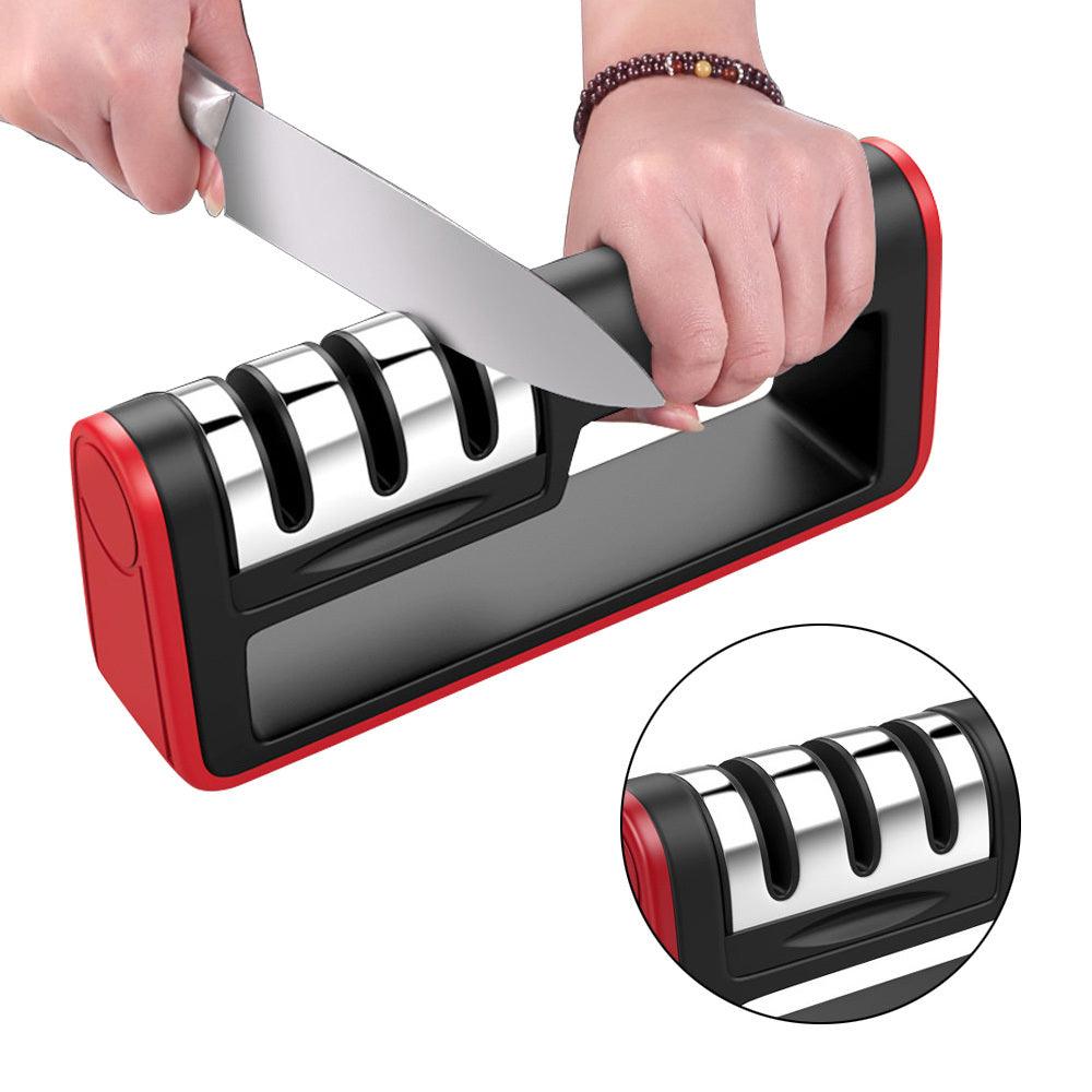 Professional Knife Sharpener Diamond Quick Professional 3 Stages Sharpener Knife Sharpening Tools Sharpening Stone - Elite Essence Store