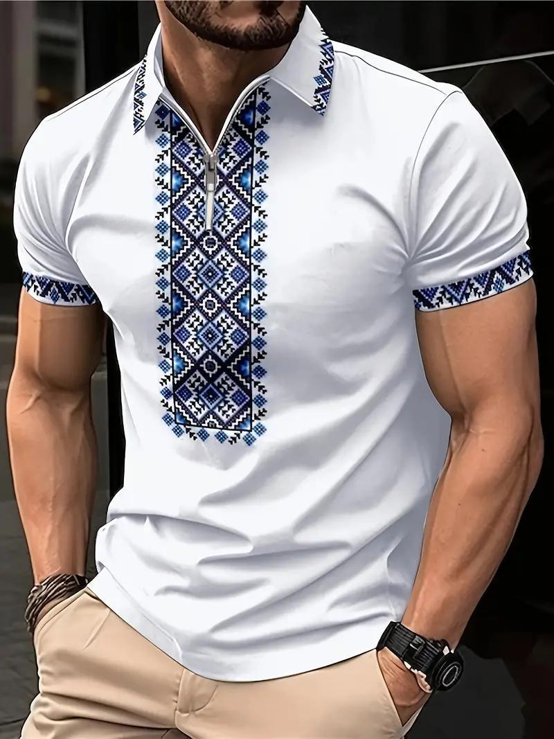 Printed Golf Shirt For Men - Elite Essence Store