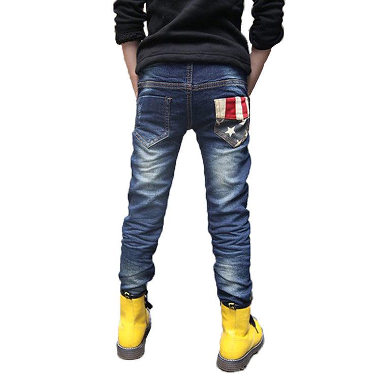 Boy patchwork jeans - Elite Essence Store