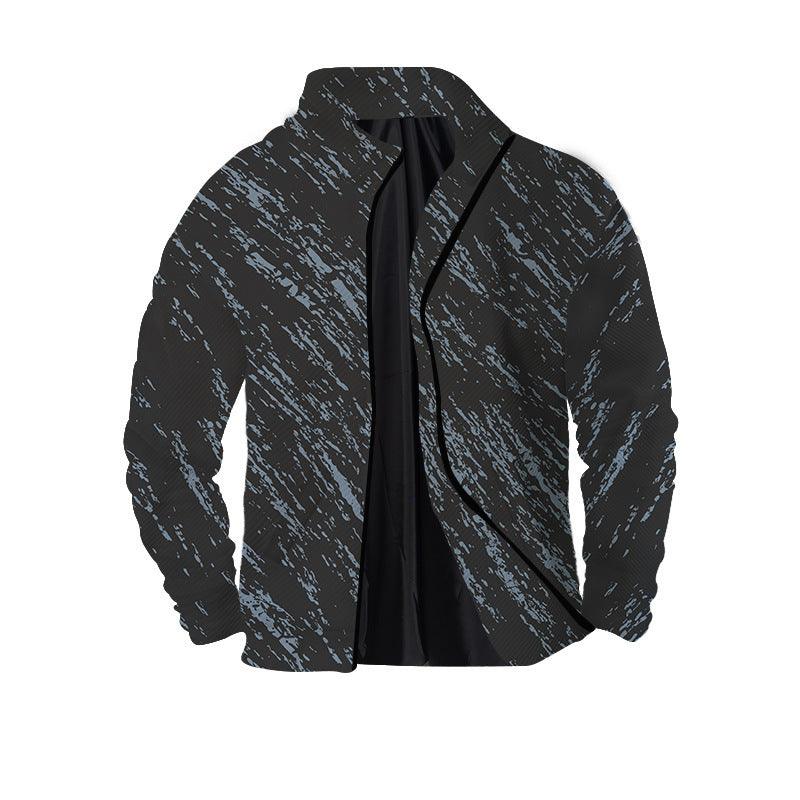 Men's Twill Digital Printing 3D Zipper Jacket - Elite Essence Store