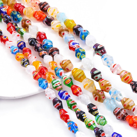 Colored Flower Colored Glaze Scattered Beads - Elite Essence Store