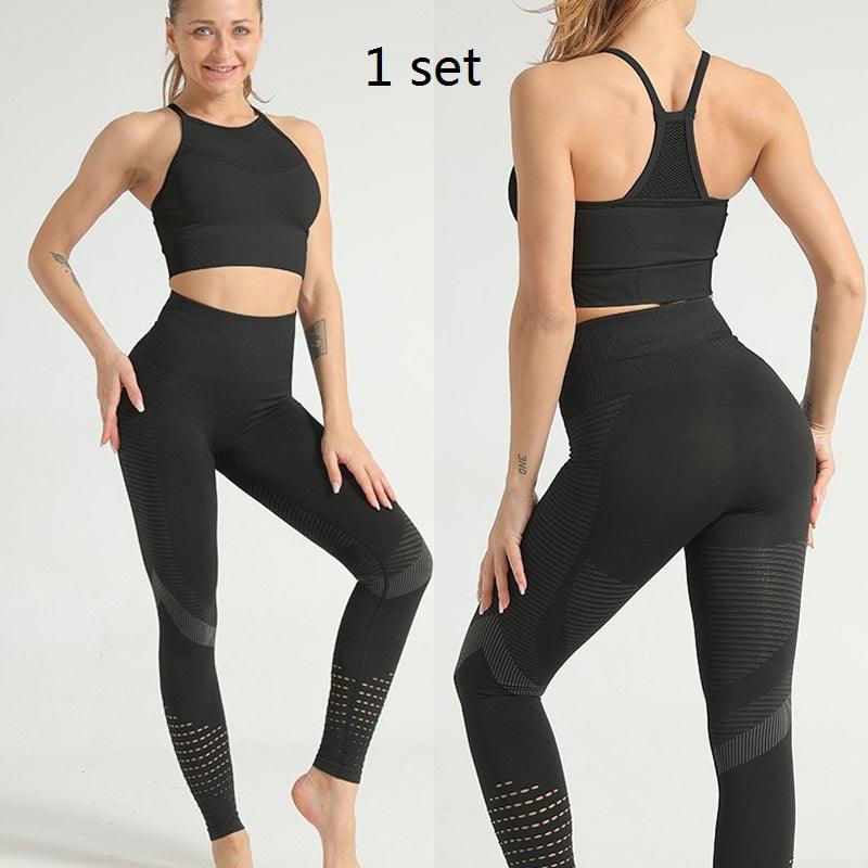 Quick-drying Breathable High-waist Mesh Tight Yoga Pants - Elite Essence Store