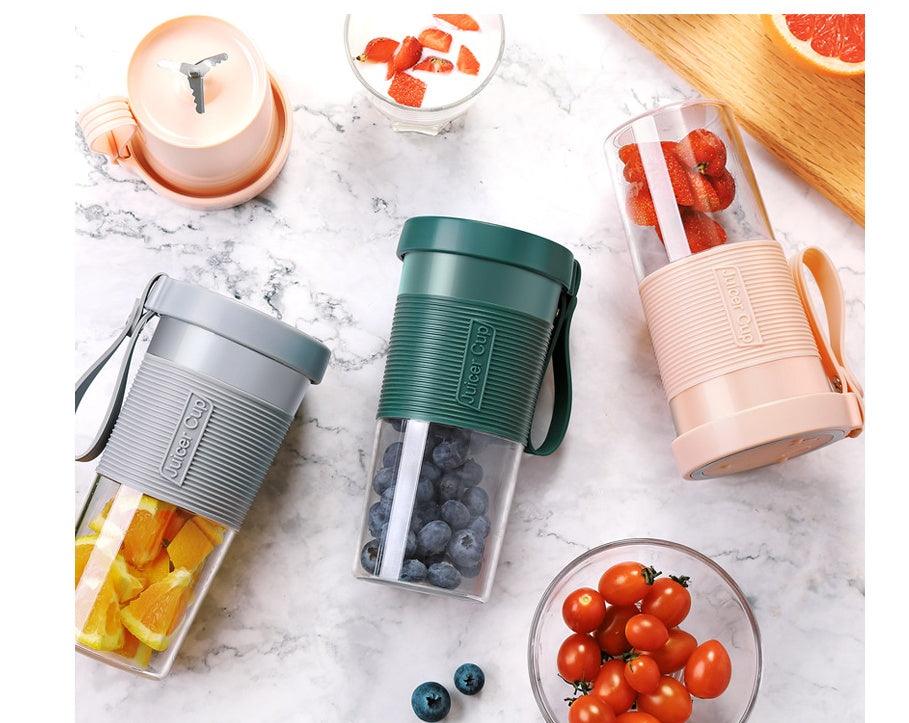 Mini USB Rechargeable Portable Blender Electric Fruit Juicer Kitchen Smoothie Maker Lightweight Sports Bottle Multifunction Blender - Elite Essence Store