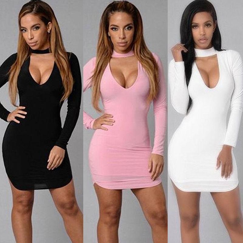 EBay fast selling, European, American, bursting, V collar, cocktail dresses and dress sexy dresses - Elite Essence Store