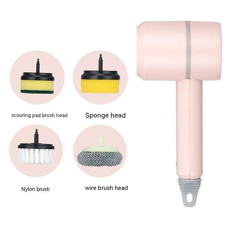 Electric Cleaning Brush Dishwashing Brush Automatic Wireless USB Rechargeable Professional Kitchen Bathtub Tile Cleaning Brushes - Elite Essence Store