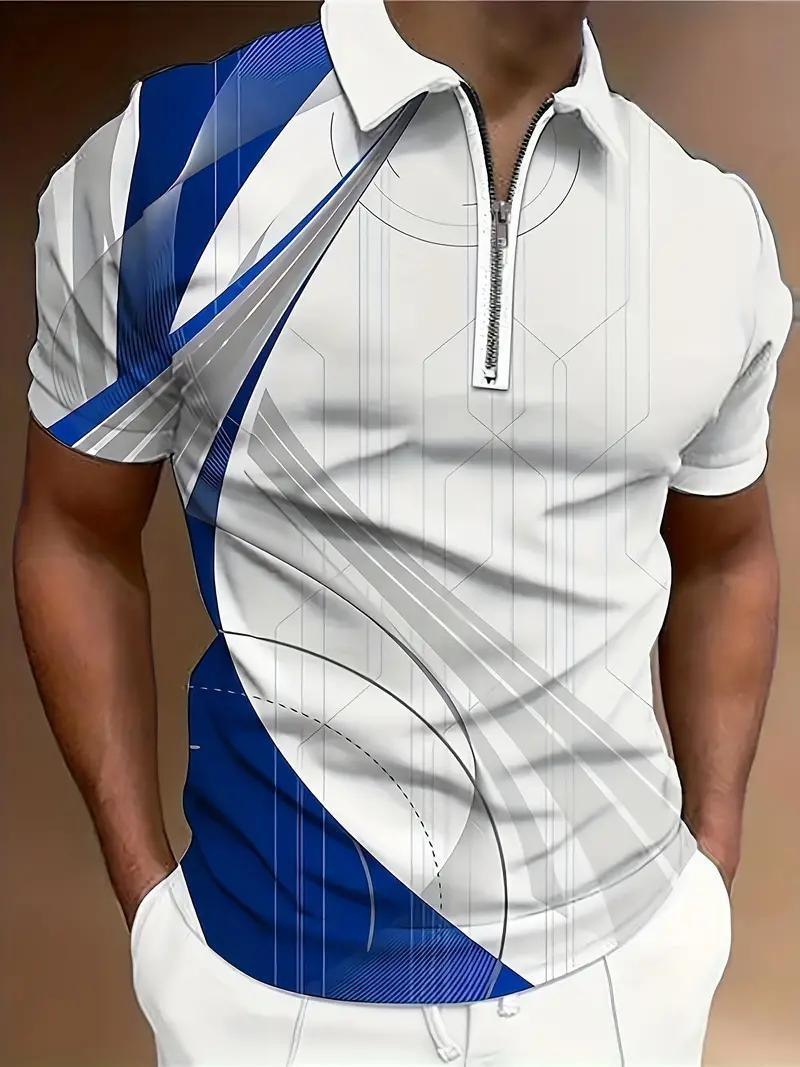 Printed Golf Shirt For Men - Elite Essence Store