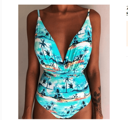 One Piece Swimsuit Backless Monokini Swimwear Women - Elite Essence Store