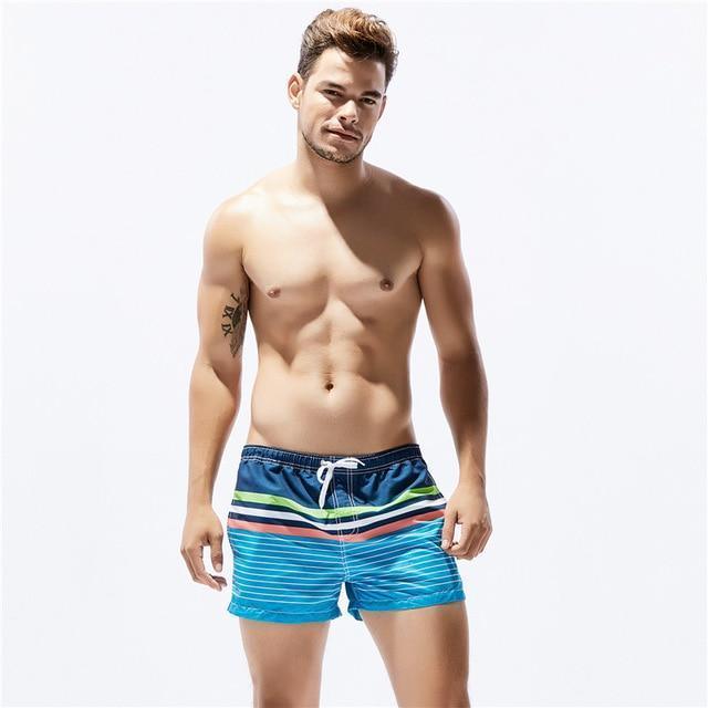 Striped loose beach shorts - Elite Essence Store