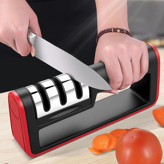 Professional Knife Sharpener Diamond Quick Professional 3 Stages Sharpener Knife Sharpening Tools Sharpening Stone - Elite Essence Store